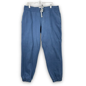 American Giant Men’s Classic Sweatpants Blue Cotton Size Large